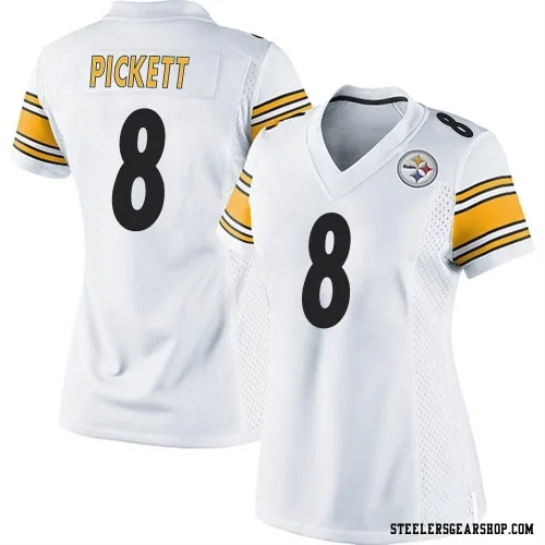 Kenny Pickett Pittsburgh Steelers Game Women's Jersey (White)