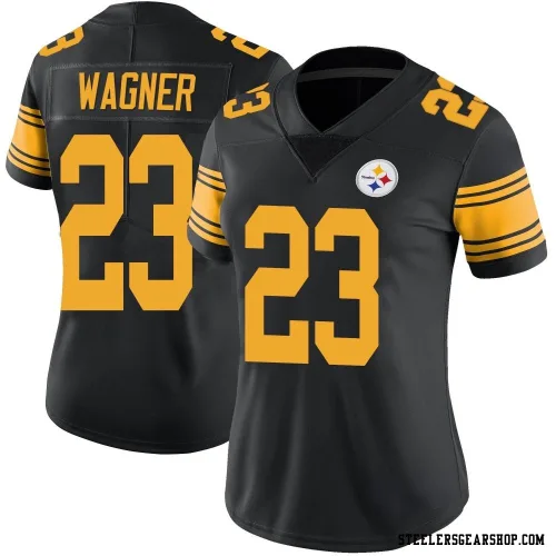 Mike Wagner Signed Steelers Jersey Inscribed 4xSB Champ(JSA) 2X