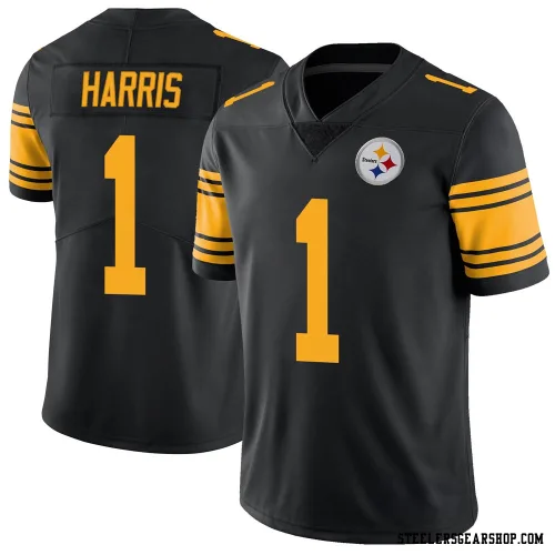 Najee Harris Pittsburgh Steelers Limited Youth Color Rush Jersey (Black)