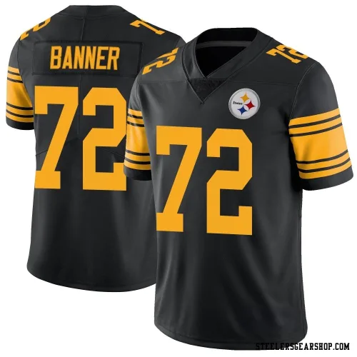 Zach Banner Pittsburgh Steelers Limited Youth Color Rush Jersey (Black)